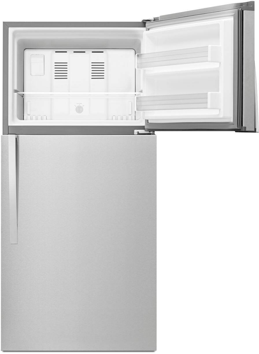 Alt View 15. Whirlpool - 19.3 Cu. Ft. Top-Freezer Refrigerator - Monochromatic Stainless Steel.