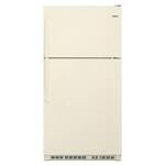 Whirlpool - 20.5 Cu. Ft. Top-Freezer Refrigerator - Biscuit - Front_Standard