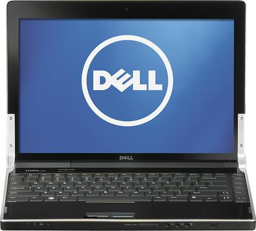 Front Standard. Dell - 13.3" Studio XPS Laptop - 4GB Memory - 500GB Hard Drive - Obsidian Black.