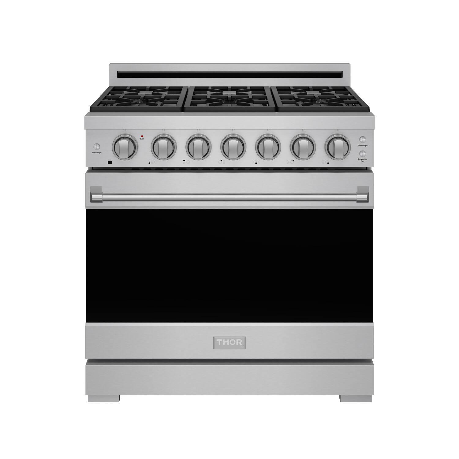 Front. Thor Kitchen - Gordon Ramsay Series by Thor Kitchen 6.0 Cu. Ft Freestanding Gas Range - Stainless Steel.
