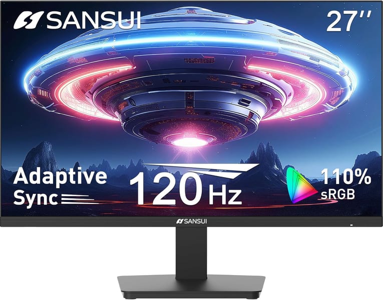Sansui - 27" FHD IPS 180Hz Monitor - Black