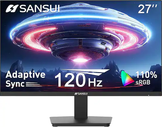SANSUI 27" Adaptive Sync 120 Hz 110% sRGB