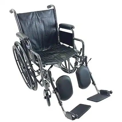 Front. Invacare - 9000 SL Lightweight Wheelchair for Adults with Desk-Length Arms and 20" Wide Seat - Black.