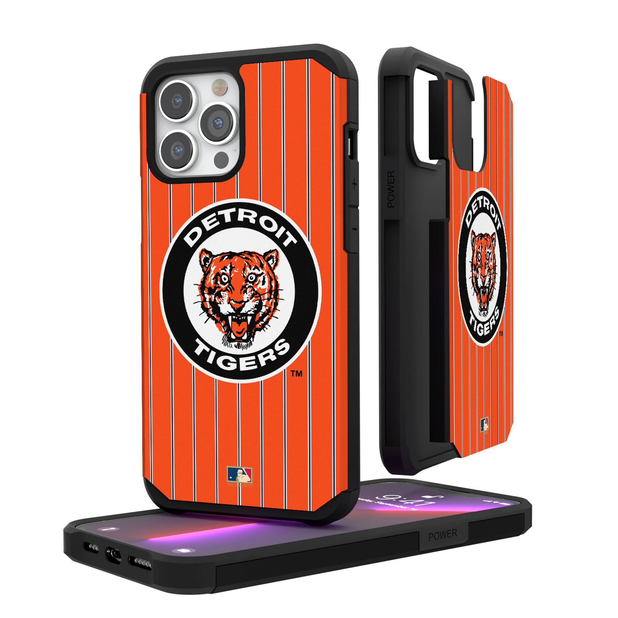 Keyscaper - MLB - Detroit Tigers iPhone Pinstripe Cooperstown Design Rugged Case - 15 Pro Max - Multicolor price history on PriceWatchPro