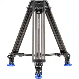 Benro - C674TM 100mm Bowl 3-Section Dual Stage Carbon Fiber Tandem-Leg Video Tripod