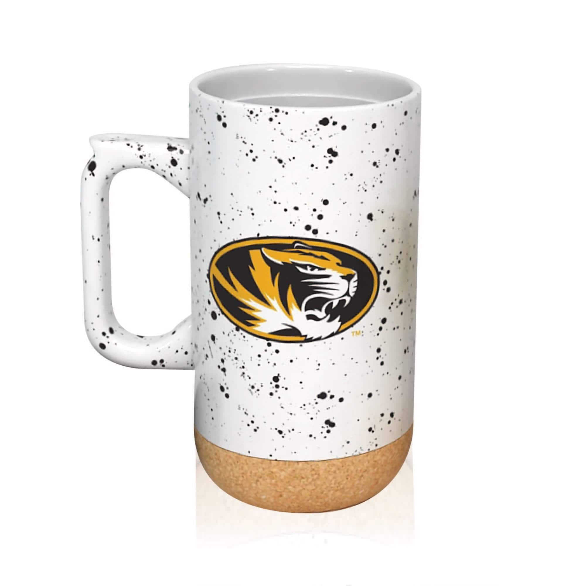 Indigo Falls - Missouri Tigers 18oz. Speckle Cork Mug - Cream