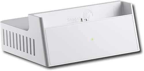 Angle Standard. Seagate - FreeAgent Dockstar Network Adapter for Seagate FreeAgent Go Hard Drives - White.