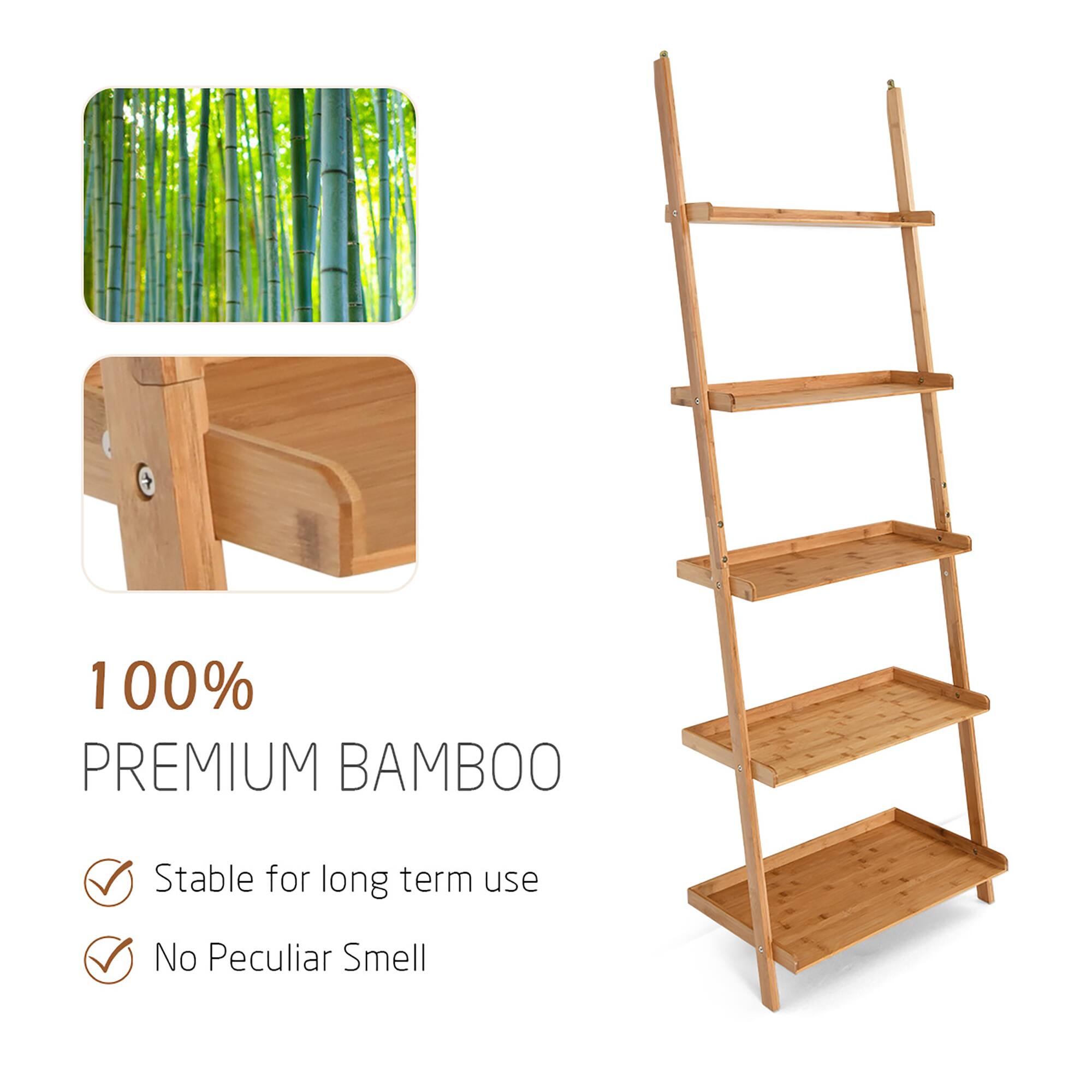 100% PREMIUM BAMBOO

- Stable for long term use
- No Peculiar Smell