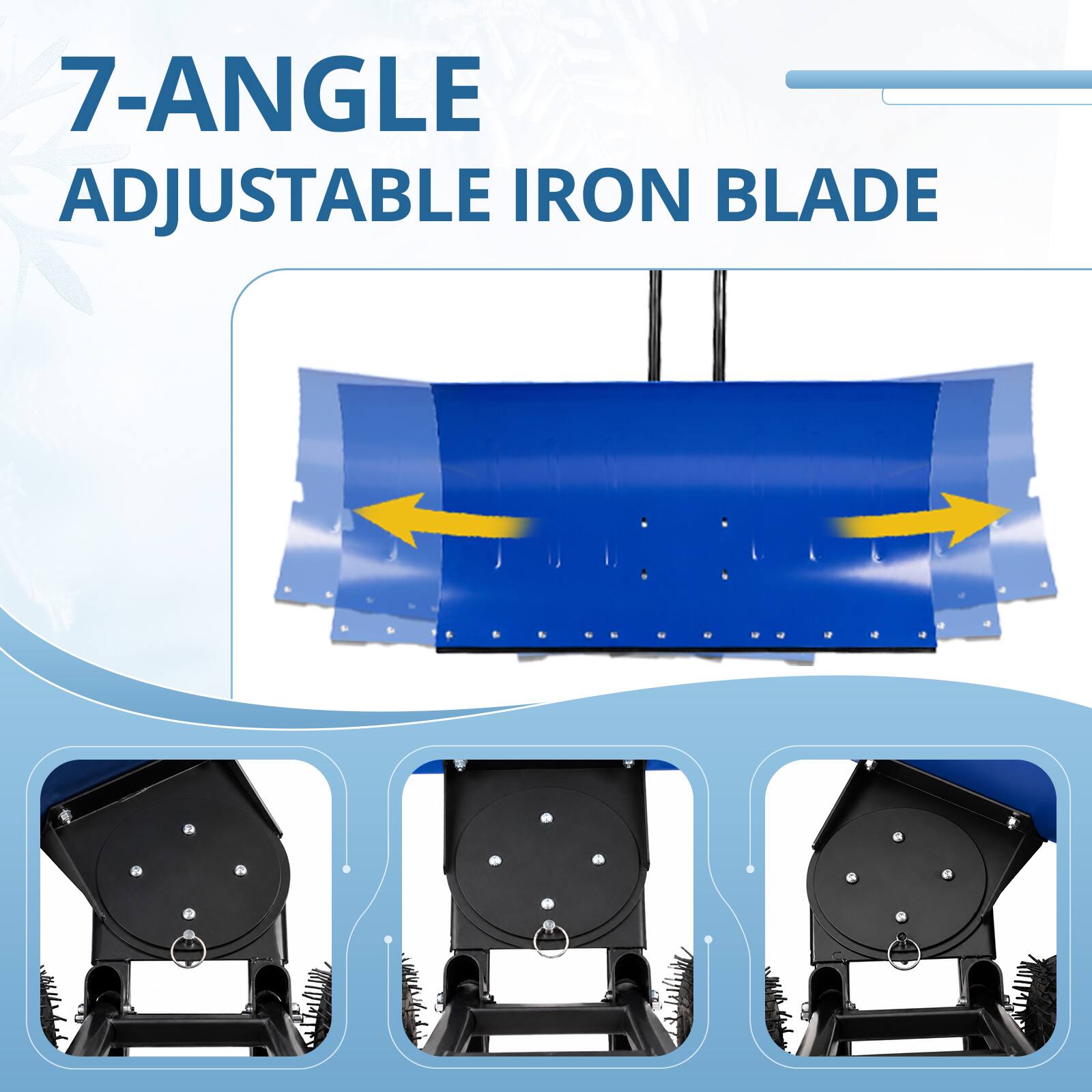 7-ANGLE ADJUSTABLE IRON BLADE