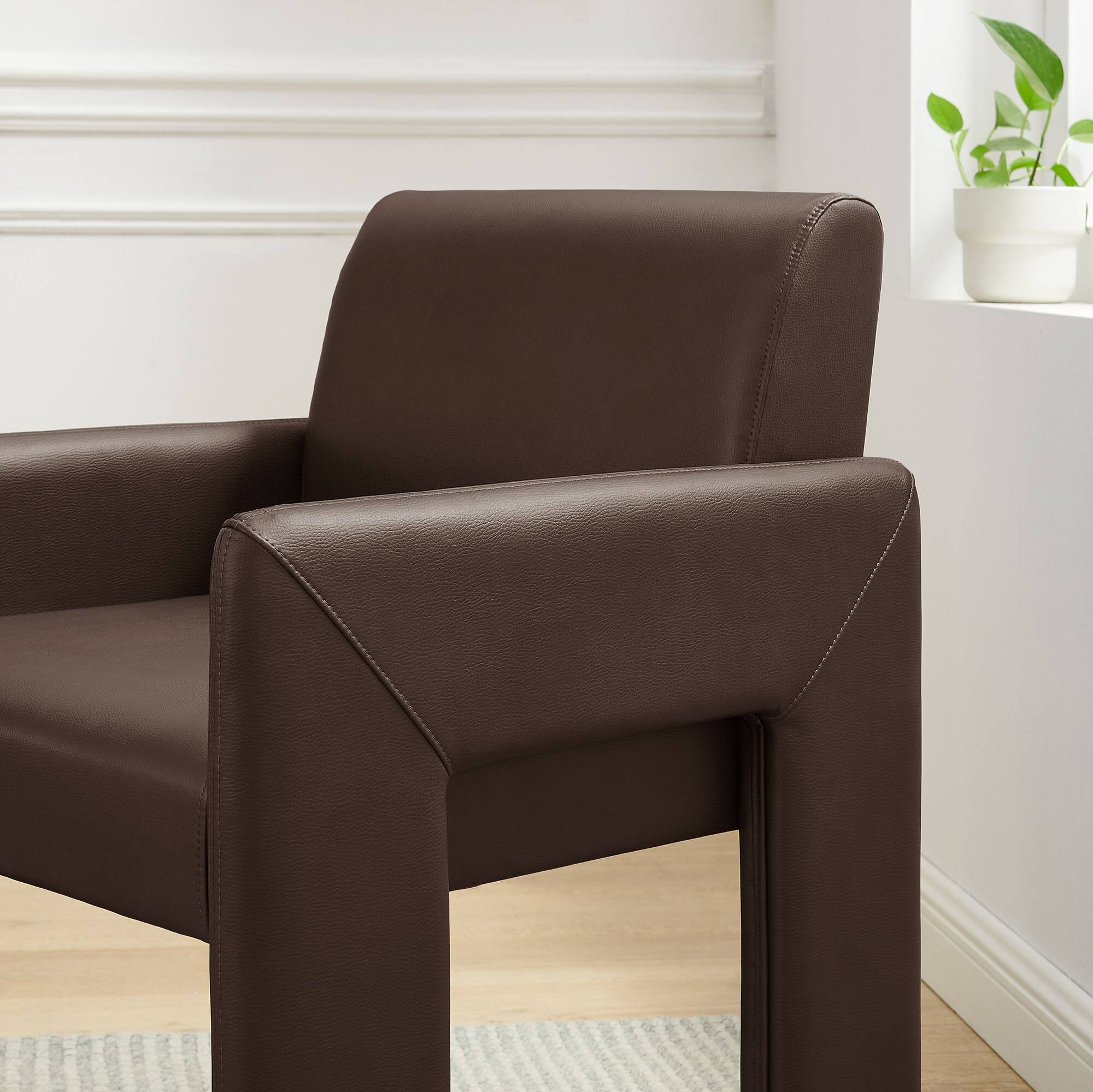 Alt View 1. Modway - Daven Upholstered Dining Chair by Modway - Espresso.