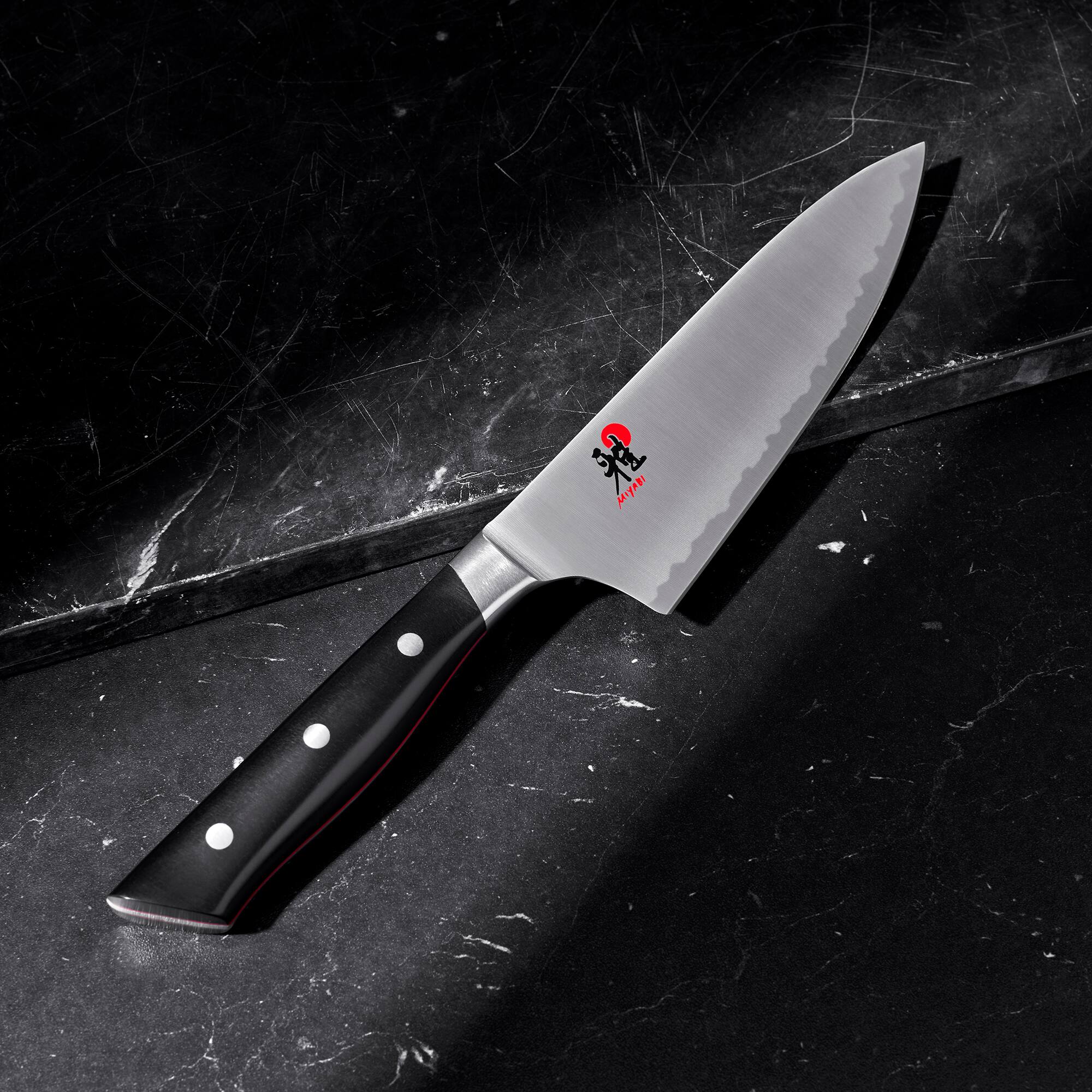 Alt View 1. Miyabi - Miyabi Evolution 6-inch Chef's Knife - Stainless Steel.