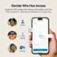 Decide Who Has Access Supports 100 codes with Always, Schedule, and One Time access for ultimate convenience and security.

10:42 Manage Access tra Always Joe.
1 Schedule One Time Leo.

Add Access