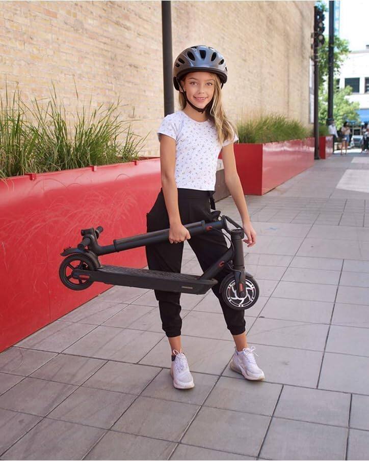 Alt View 7. HiBoy - Hiboy S2 Lite Electric Scooter - 6.5" Solid Tires - Up to 10.6 Miles Long-Range & 13 MPH-pink - Pink.