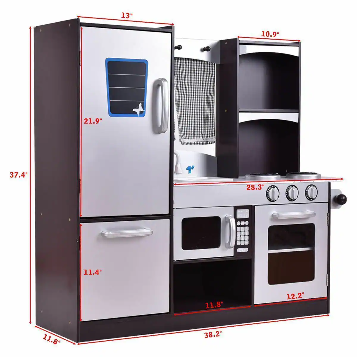 13"  
10.9"  
21.9"  
37.4"  
28.3"  
11.4"  
11.8"  
12.2"  
11.8"  
38.2"