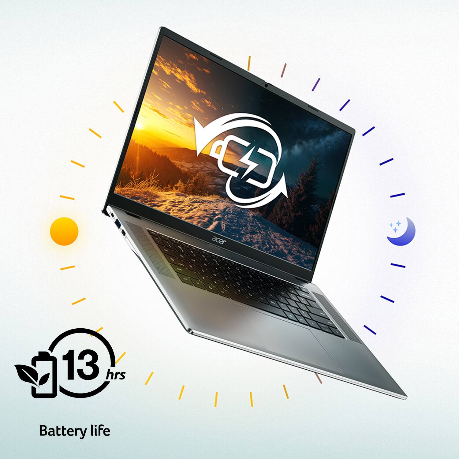 Acer 13 hrs Battery life