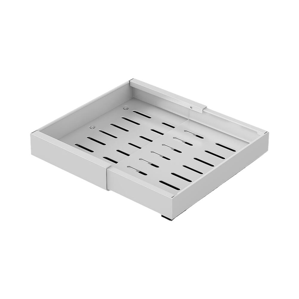 Alt View 5. GARVEE - Pull Out Cabinet Organizer, Carbon Steel Cabinet Drawers Slide Out, Pantry Storage Shelves, Large, White - White.