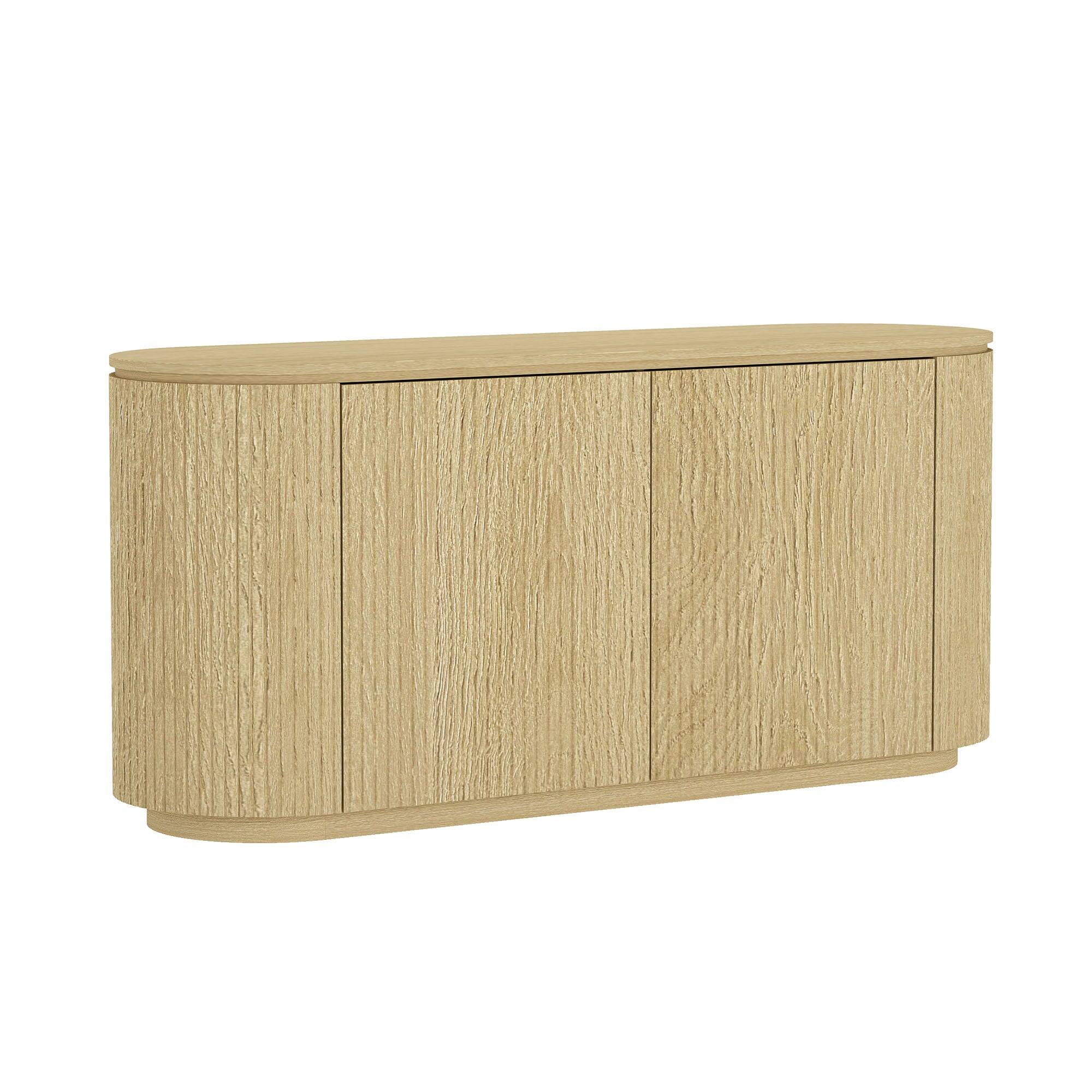 Alt View 3. Manhattan Comfort - Olivia Modern 60" Sideboard - Natural Oak.