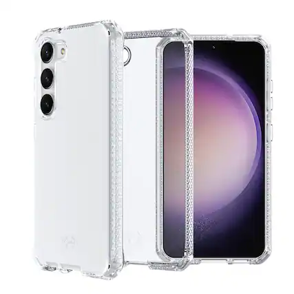 Front. Itskins - ITSkins Spectrum Clear case for Galaxy S23+ - Clear.