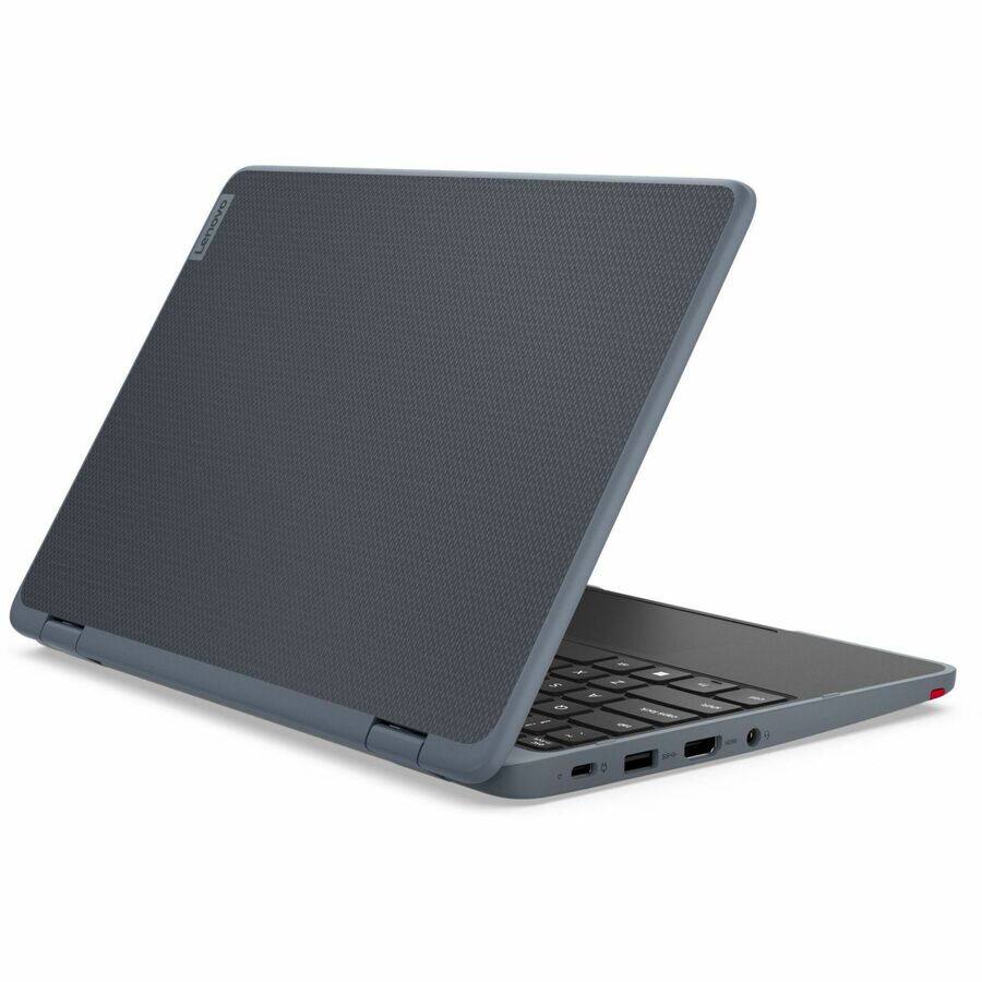Alt View 3. Lenovo - Lenovo 300w Gen 5 83LF0005US 11.6" Touchscreen Convertible 2 in 1 Notebook - HD - 60 Hz - Intel N-Series N150 - 8 GB - 1 - Slate Gray.