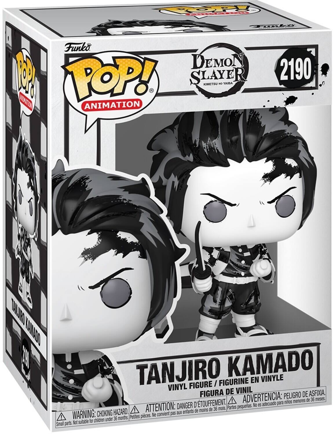 POP! Tls Funko DEMON SLAYER 2190 M 10 POP! R ANIMATION TANJIRO KAMADO FIGURE I FIGURINE EN VINYLE VINYL VINIL FIGURA DE VINIL. ADVERTENCIA: PELIGRO DE ASFIXIA. ATTENTION: DANGER D'ÉTOUFFEMENT. WARNING: CHOKING HAZARD.