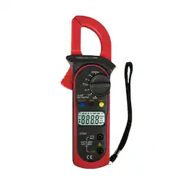 Stock Preferred - Digital Clamp Multimeter Auto Range AC/DC Voltage - Red