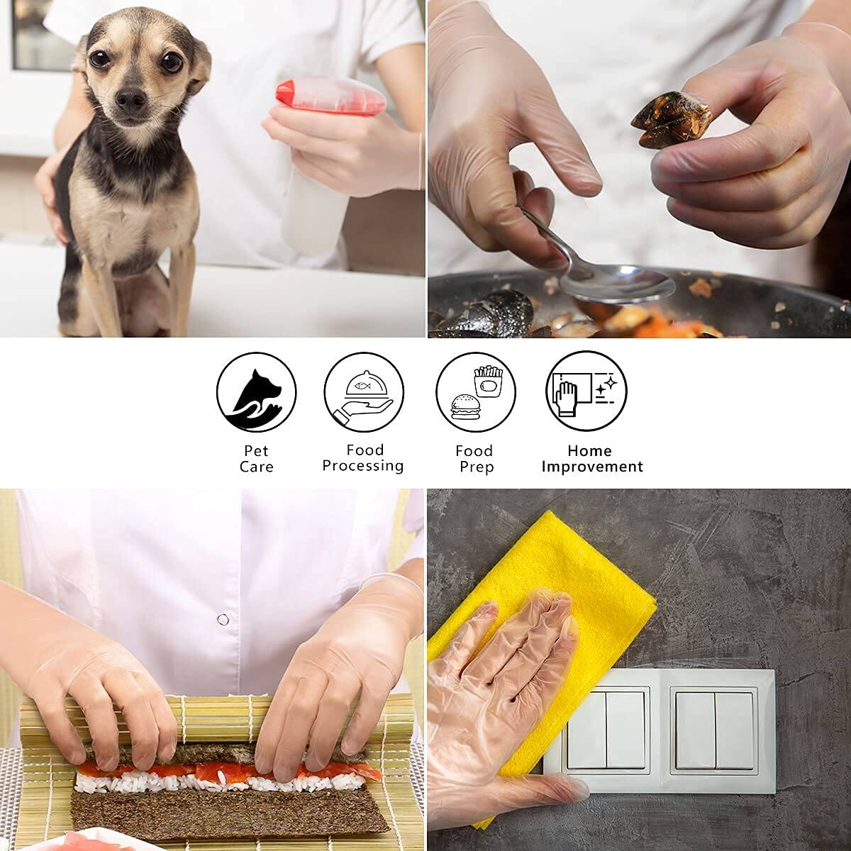 - Pet Care
- Food Processing
- Food Prep
- Home Improvement