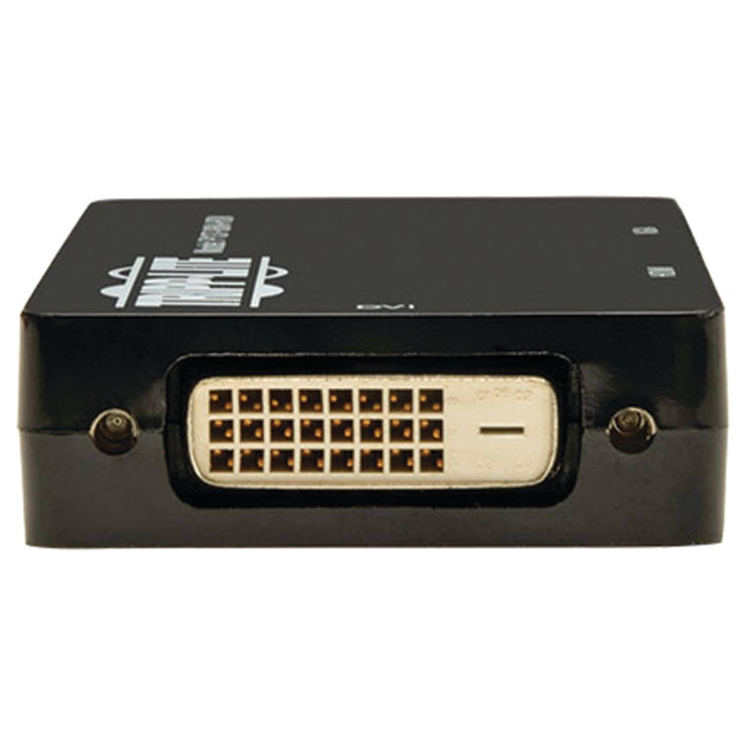 Left. Tripp Lite - Tripp Lite P137-06N-HDV 6 in. Keyspan Mini DisplayPort to VGA/DVI/HDMI All-in-One Adapter/Converter - false.