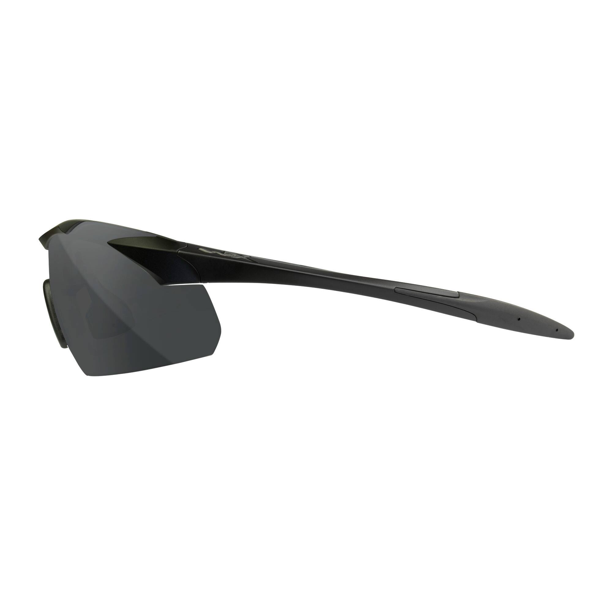 Back. Wiley X - Wiley X Changeable WXVapor Sunglasses (Smoke Gray, Clear Lens) - Gray.