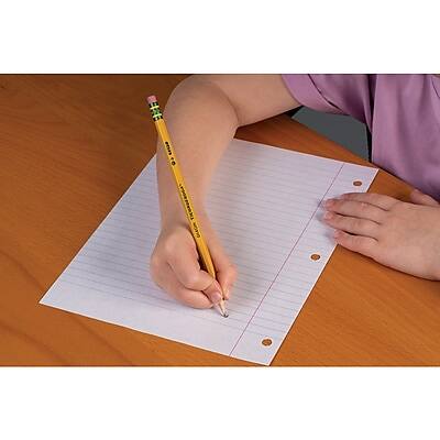 Alt View 5. Ticonderoga -  Pre-Sharpened Wooden Pencil, 2.2mm, #2 Soft Lead, 30/Pack  - Yellow.