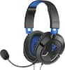 Front. Turtle Beach - Recon 50P Wired Gaming Headset for PlayStation, PS5, PS4, Xbox Series X | S, Xbox One, Nintendo Switch, Mobile & PC - Black/Blue.