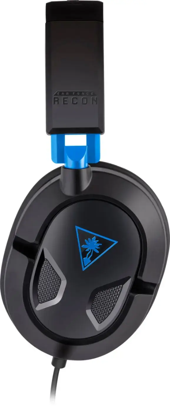Alt View 13. Turtle Beach - Recon 50P Wired Gaming Headset for PlayStation, PS5, PS4, Xbox Series X | S, Xbox One, Nintendo Switch, Mobile & PC - Black/Blue.