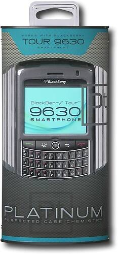 Front Standard. Platinum Series - Case for BlackBerry 9600 Mobile Phones - Silver.