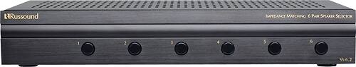 Russound - 6-Pair Speaker Selector - Black