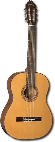 Angle Standard. Washburn - 6-String Classical Series Guitar - Natural.