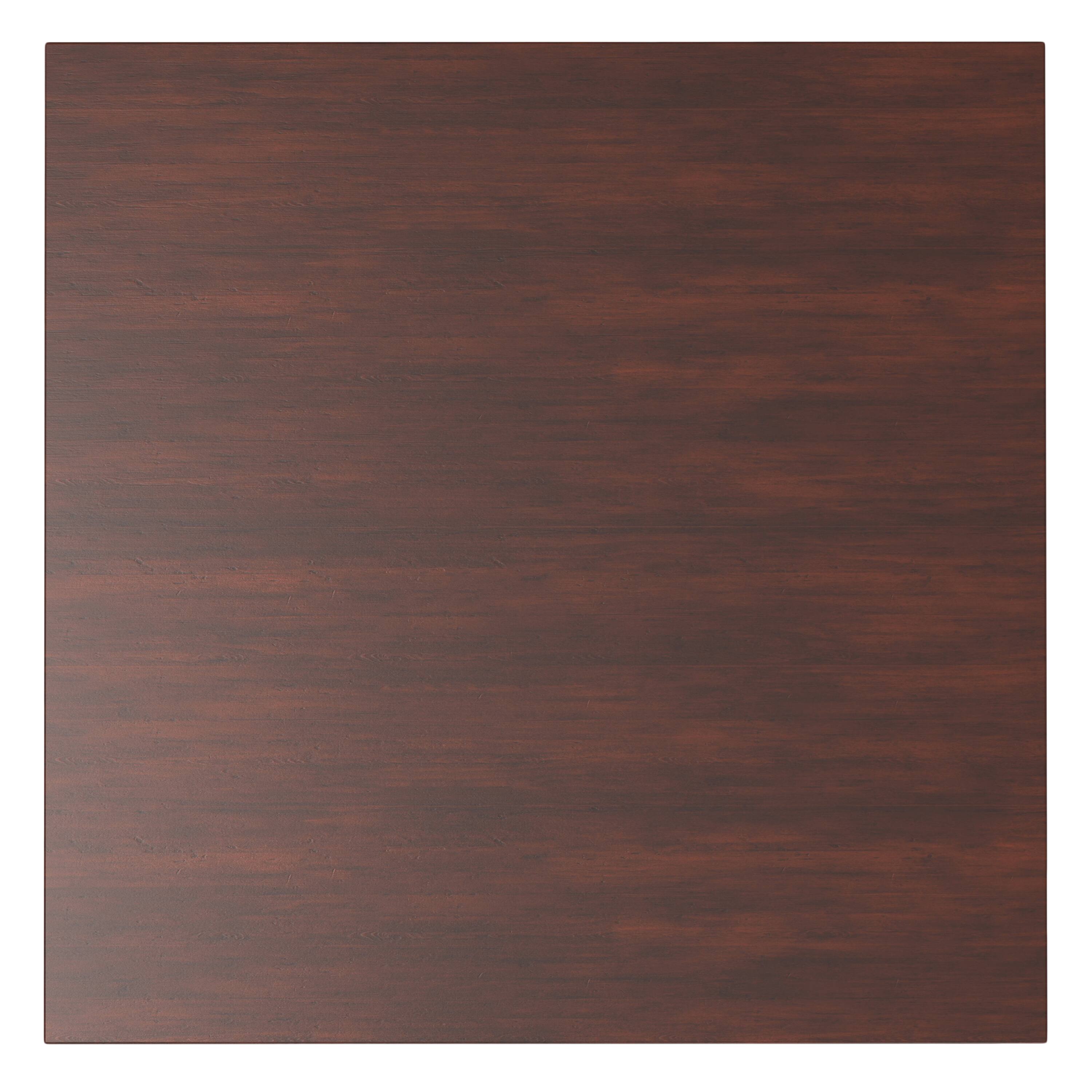 Alt View 2. Simpli Home - Eastwood SOLID HARDWOOD and Rubberwood 54 inch x 54 inch Square Contemporary Dining Table in Java Brown - Java Brown.