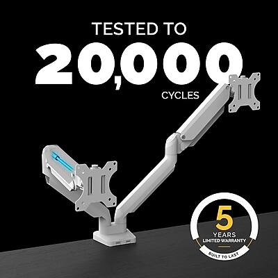 TESTED TO 20,000 CYCLES  
5 YEARS LIMITED WARRANTY  
BUILT TO LAST