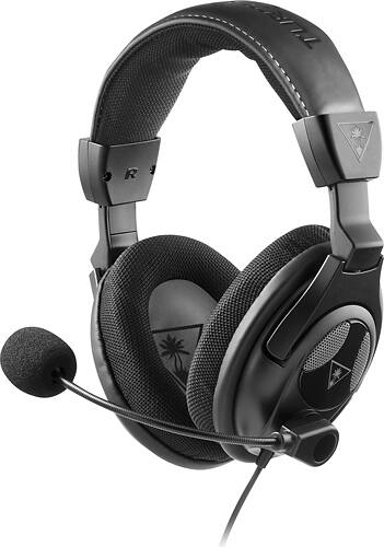 Turtle Beach - Ear Force PX24 Over-the-Ear Gaming Headset for PS4, Xbox One and PC - Black - Angle