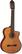 Angle. Washburn - Classical Series 6-String Electric/Acoustic Classical Guitar - Brown.