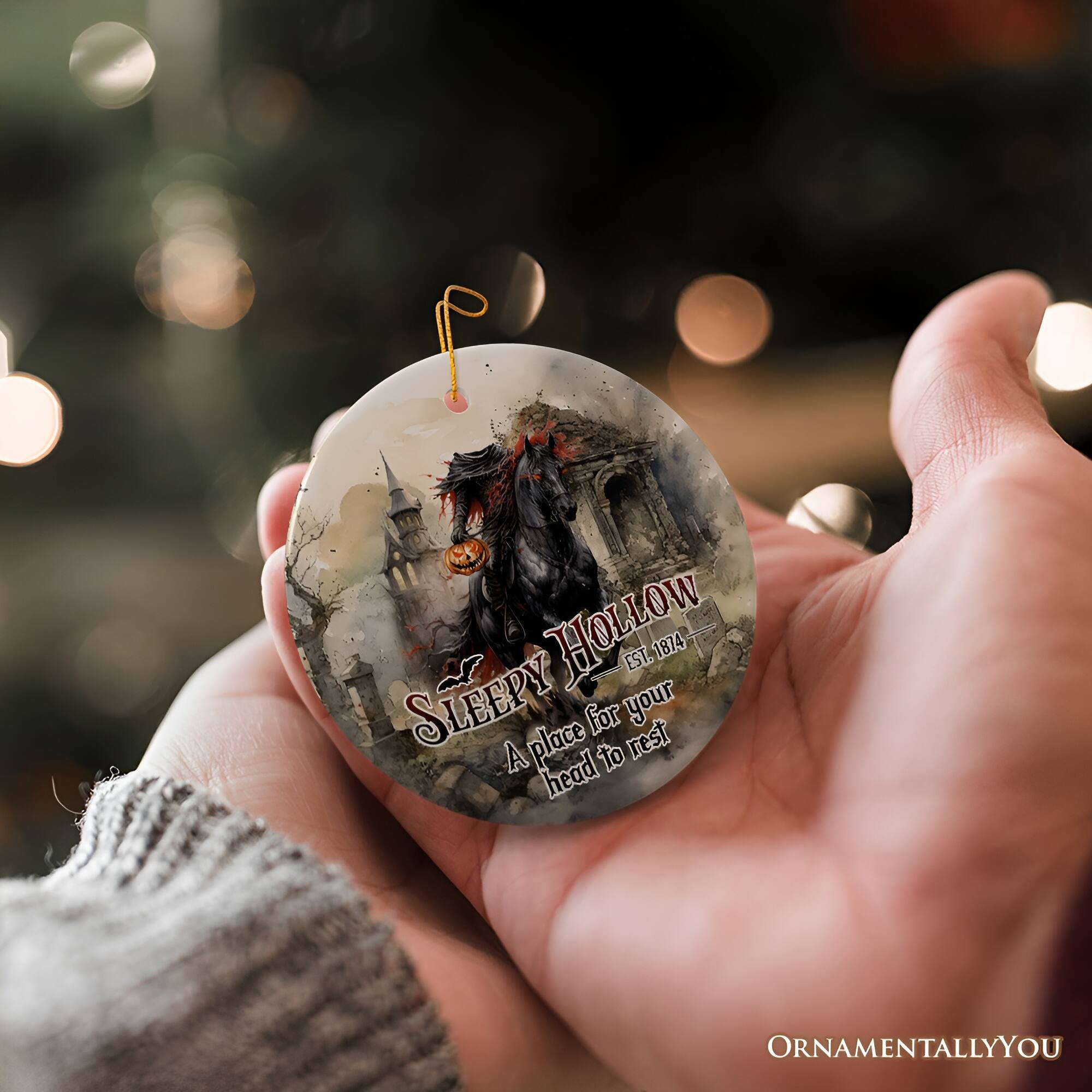 SLEEPY HOLLOW  
EST. 1874  
A place for your head to rest  

ORNAMENTALLY YOU