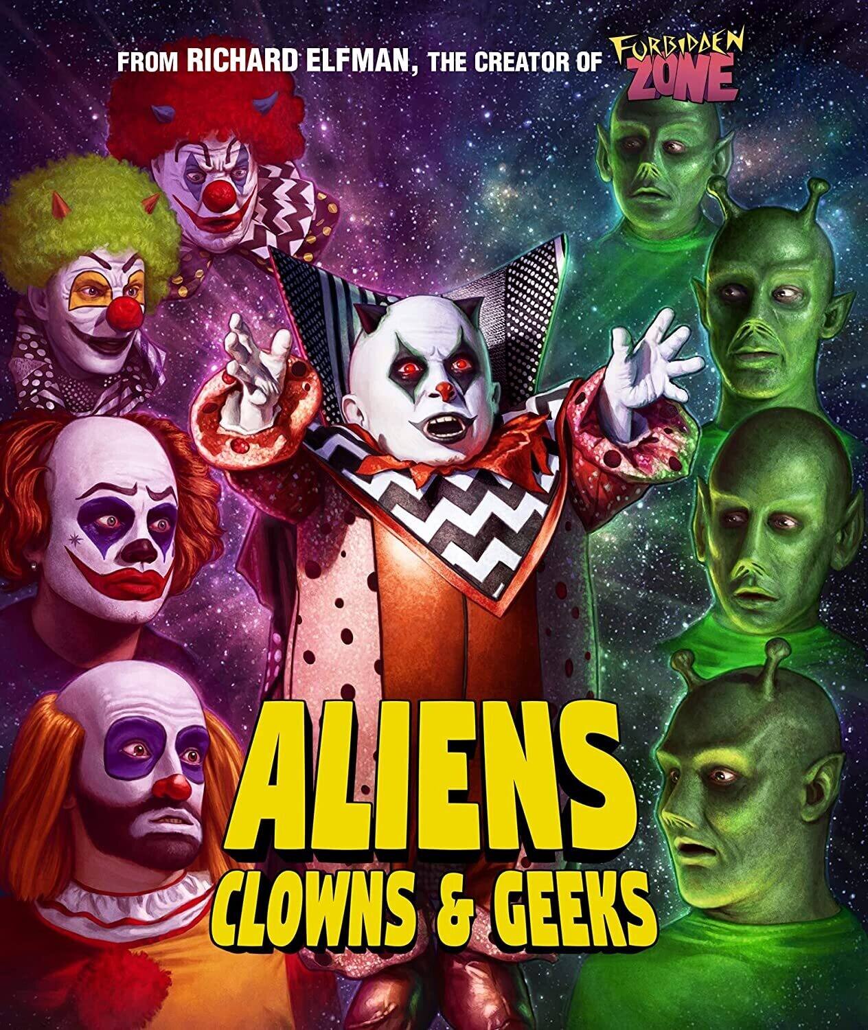 Front. Aliens, Clowns & Geeks   - BLU-RAY.