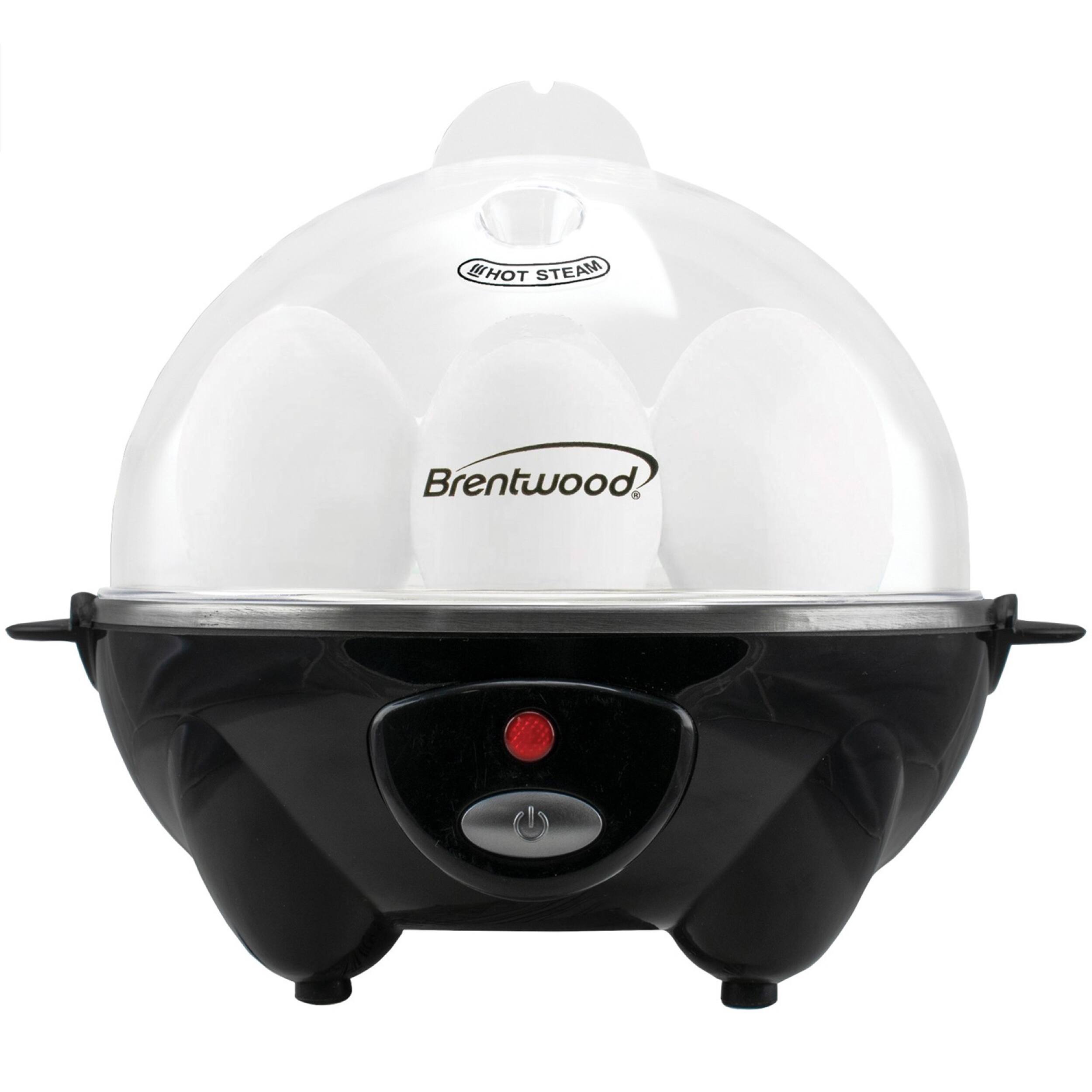 Brentwood - Electric 7 Egg Cooker with Auto Shut Off - Black