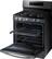 Alt View 14. Samsung - Flex Duo 5.8 Cu. Ft. Self-Cleaning Freestanding Double Oven Gas Convection Range - Black stainless steel.