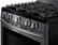 Alt View 1. Samsung - Flex Duo 5.8 Cu. Ft. Self-Cleaning Freestanding Double Oven Gas Convection Range - Black stainless steel.