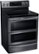 Angle Zoom. Samsung - Flex Duo™ 5.9 Cu. Ft. Self-Cleaning Freestanding Fingerprint Resistant Double Oven Electric Convection Range - Black stainless steel.