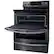 Alt View 26. Samsung - Flex Duo 5.9 Cu. Ft. Self-Cleaning Freestanding Fingerprint Resistant Double Oven Electric Convection Range - Black Stainless Steel.