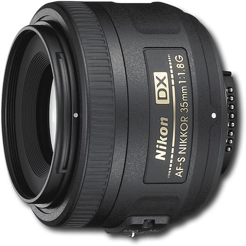 Nikon AF-S DX NIKKOR 35mm f/1.8G Standard Lens Black 2183 - Best Buy