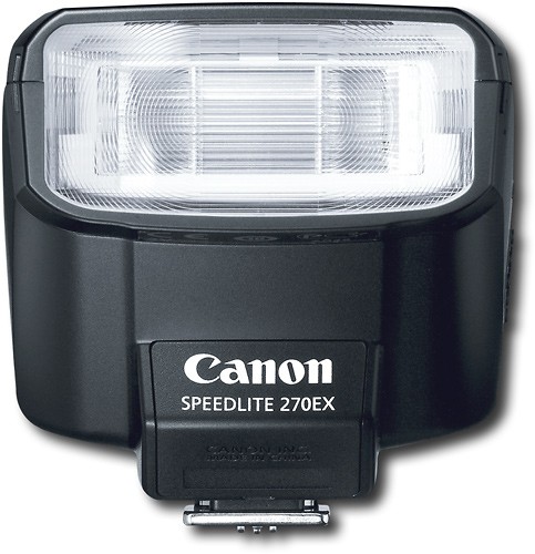  Canon - 270EX Speedlite External Flash for Select Canon DSLR Cameras