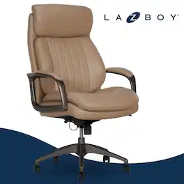 La-Z-Boy - La-Z-Boy® Nova Big & Tall Executive Office Chair with AIR Lumbar - Light Tan
