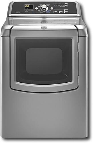 Best Buy: Maytag 7.3 Cu. Ft. 7-Cycle Electric Dryer Lunar Silver MEDB850WL