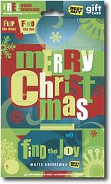 Front Large. Best Buy GC - $60 Find the Joy Gift Card with Free Music Download.